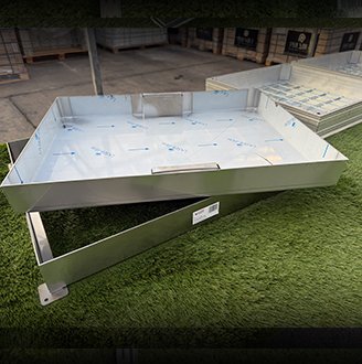 Stainless Steel Recessed Screeding Cover